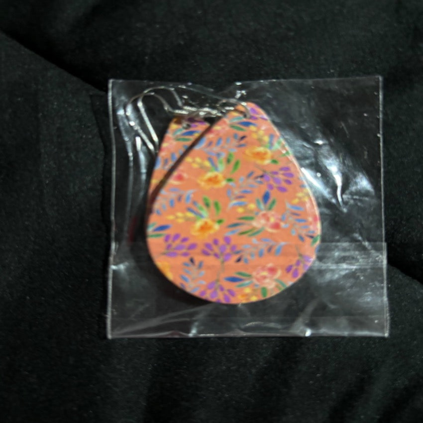 Flower Power Circle Earrings