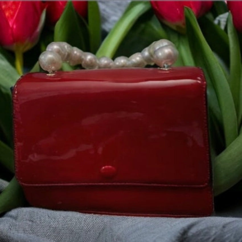 Versatile Mother of Pearl Shoulder Bag