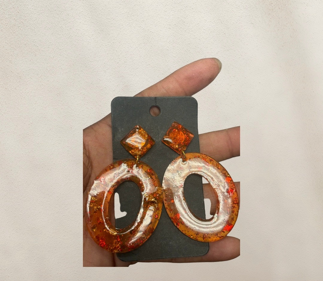 Classic Circle Earrings – Bronze or Gold