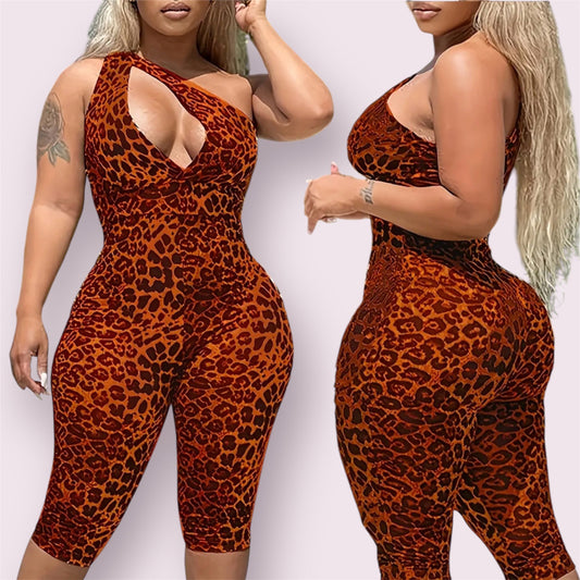 “Leopard” Capri Jumpsuit