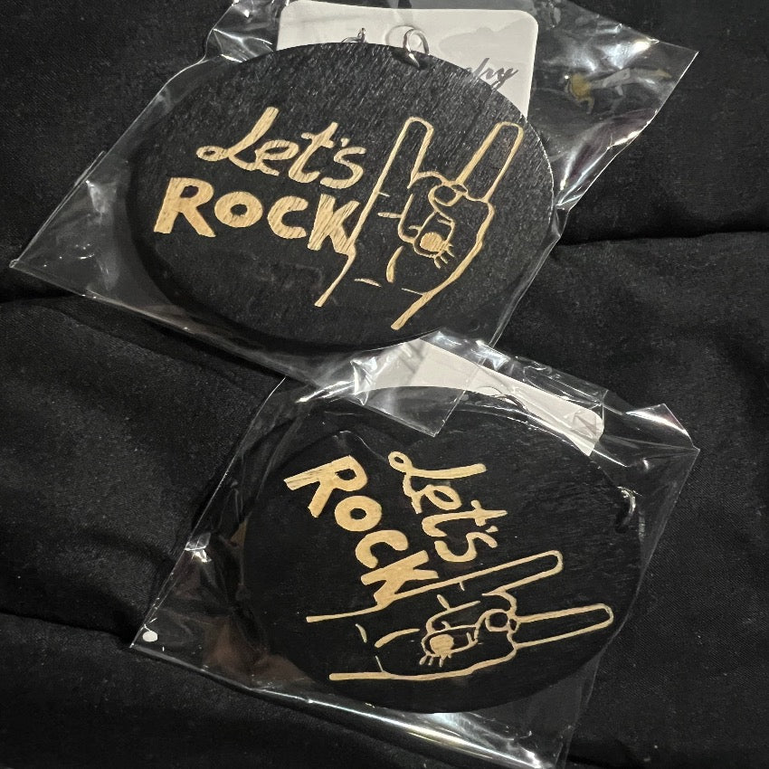Rock Circle Earrings