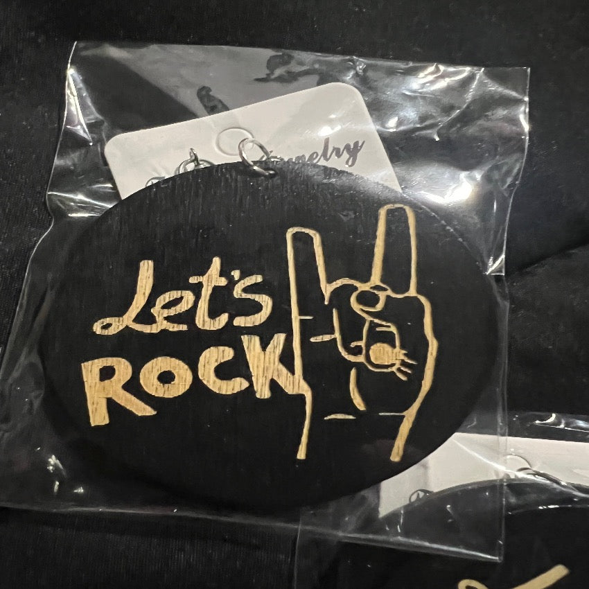 Rock Circle Earrings