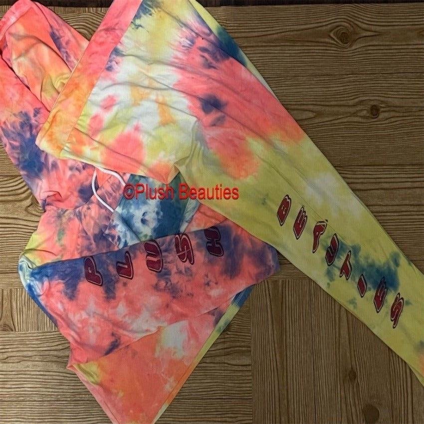 Pink “Tye Dye” Set