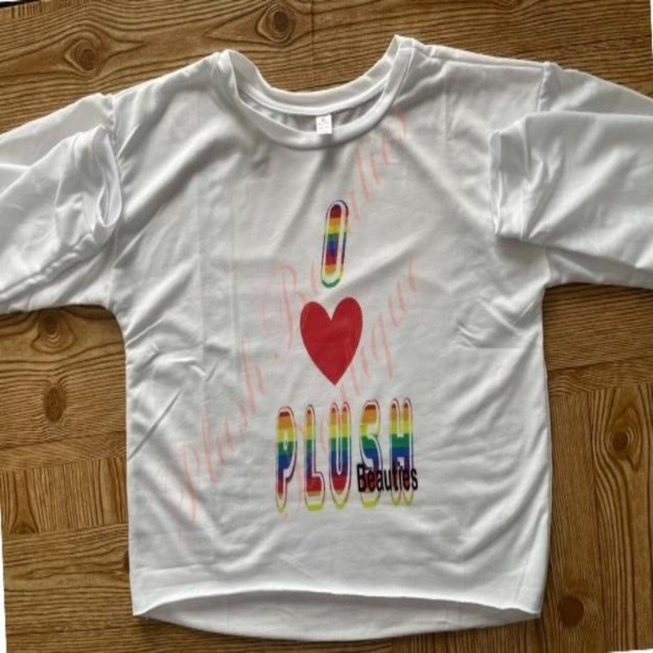 “ I Love Plush “ Top