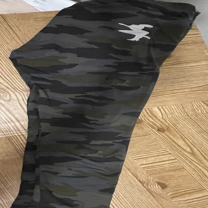 Green Camo Leggings