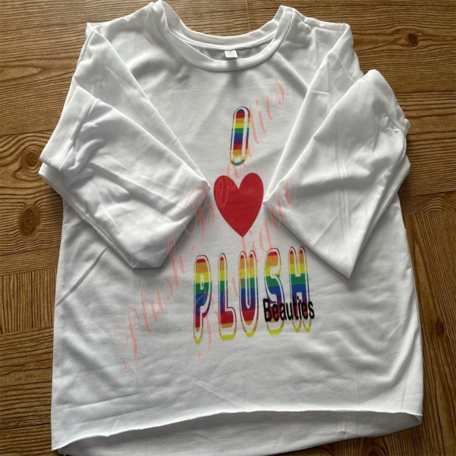 “ I Love Plush “ Top